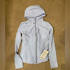 Like new Lululemon Hooded Define Jacket in Pale Blue.